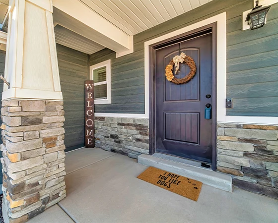 new siding around front door - Clifton Exteriors, LLC - Clifton Exteriors, LLC new siding around front door