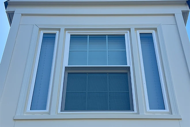 Upper-level-vinyl-window - Clifton Exteriors, LLC Upper level vinyl window
